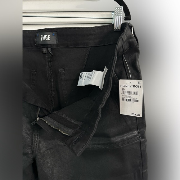 Paige Maisley black luxe coating jeans - New with tags - Picture 6 of 6
